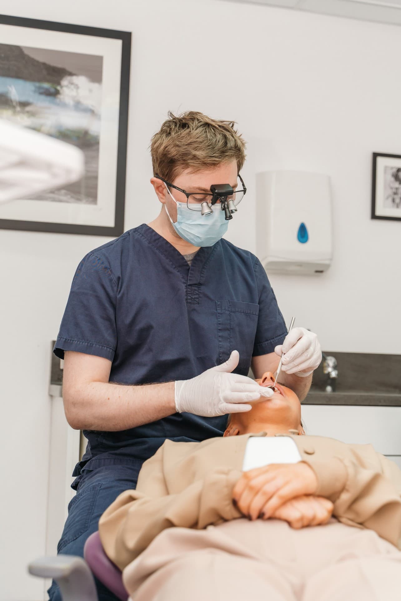 Dr Paul Davies in surgery