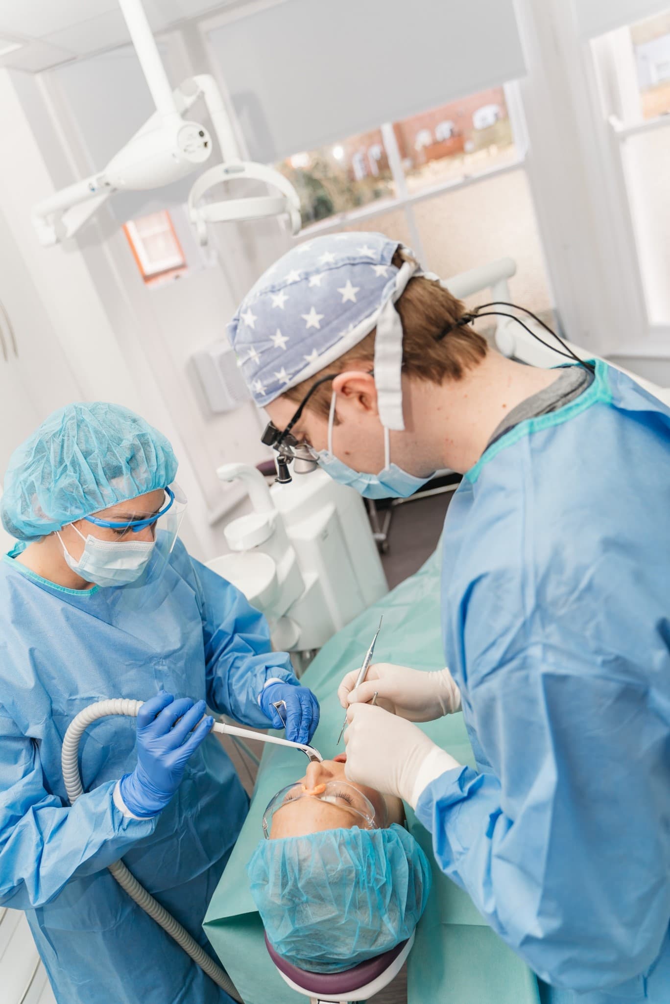 Dr Paul Davies in surgery